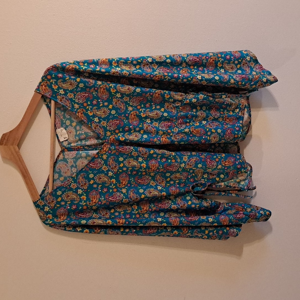 70's Vintage Paisley Top